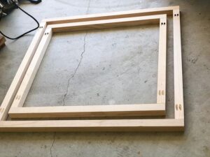 DIY Square Coffee Table With Angled Legs - How To Build | Anika's DIY Life