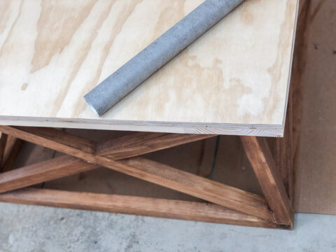DIY Square Coffee Table With Angled Legs - How To Build | Anika's DIY Life