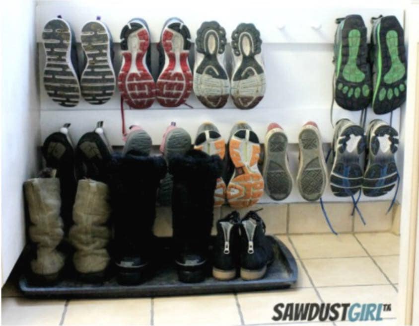 25 Brilliant DIY Shoe Storage Ideas For Your Home - Anika's DIY Life