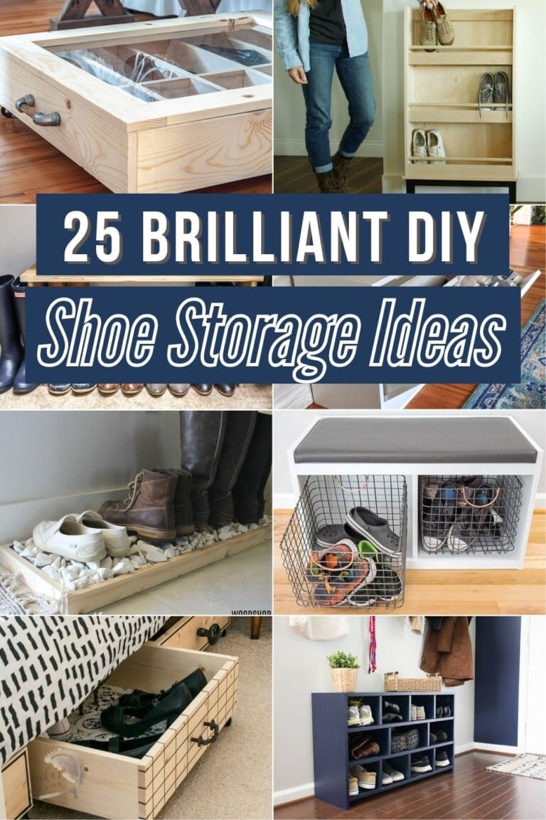25 Brilliant DIY Shoe Storage Ideas For Your Home Anika's DIY Life
