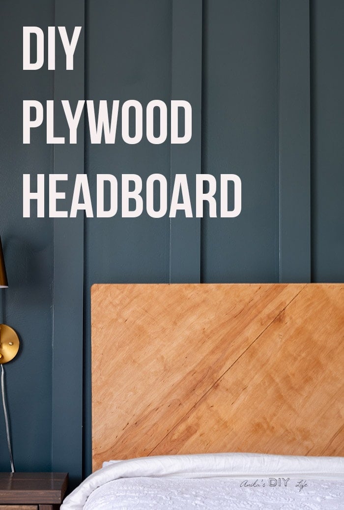 DIY Plywood Headboard Easy Weekend Project! Anika's DIY Life