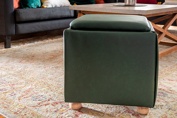 DIY Storage Ottoman Cube With Tray Top - Build Plans - Anika's DIY Life