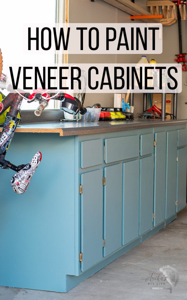 How To Paint Veneer Cabinets For A