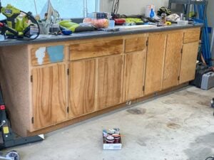 How To Paint Veneer Cabinets - For A Long Lasting Finish| Anika's DIY Life