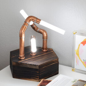 DIY Copper Pipe LED Lamp (with Acrylic Rods) | VIDEO | Anika's DIY Life