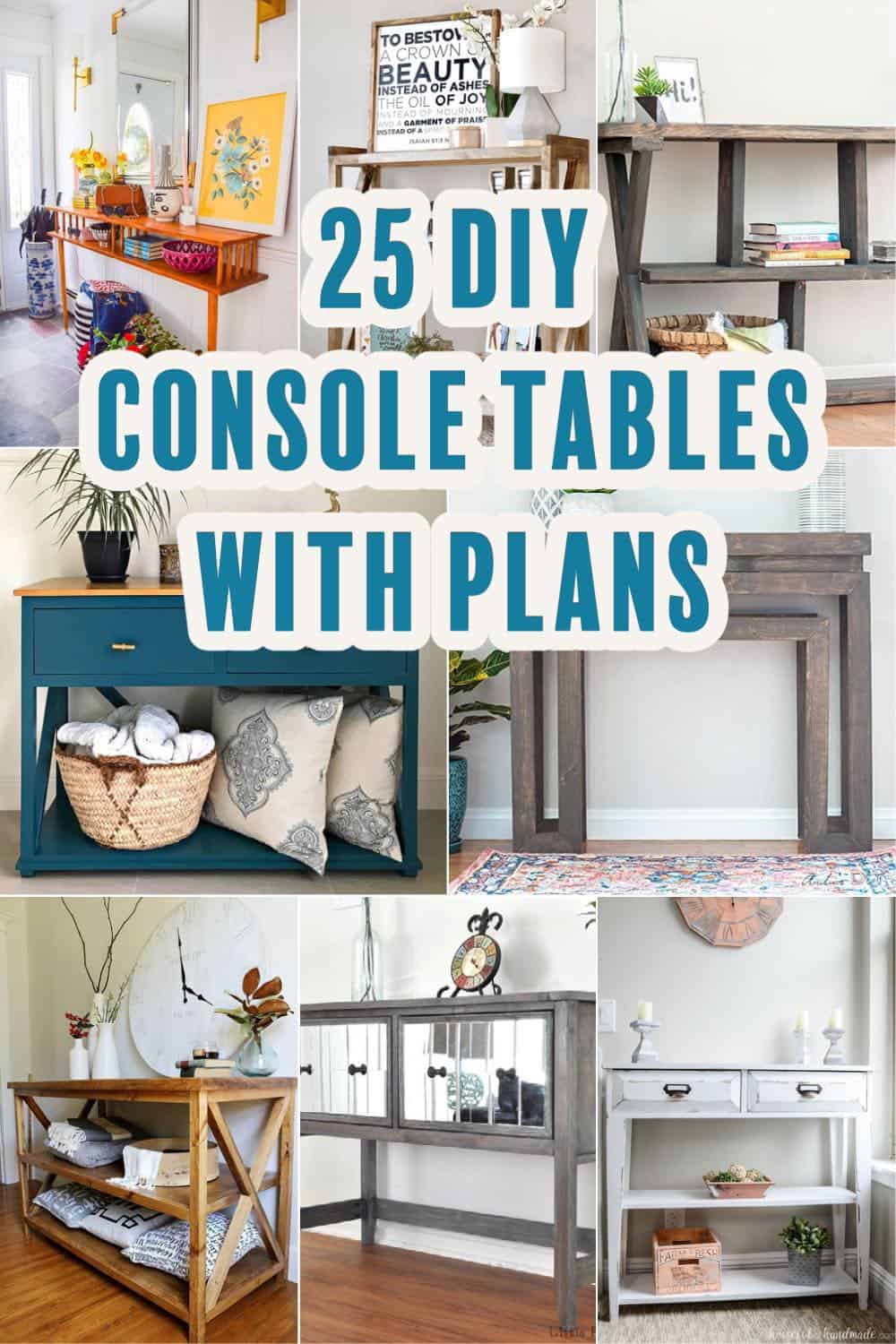 25 BeginnerFriendly DIY Console Tables With Plans Anika's DIY Life
