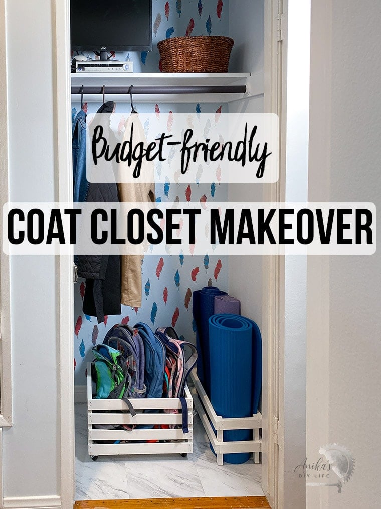 Cedar Coat Closet Makeover - Shades of Blue Interiors