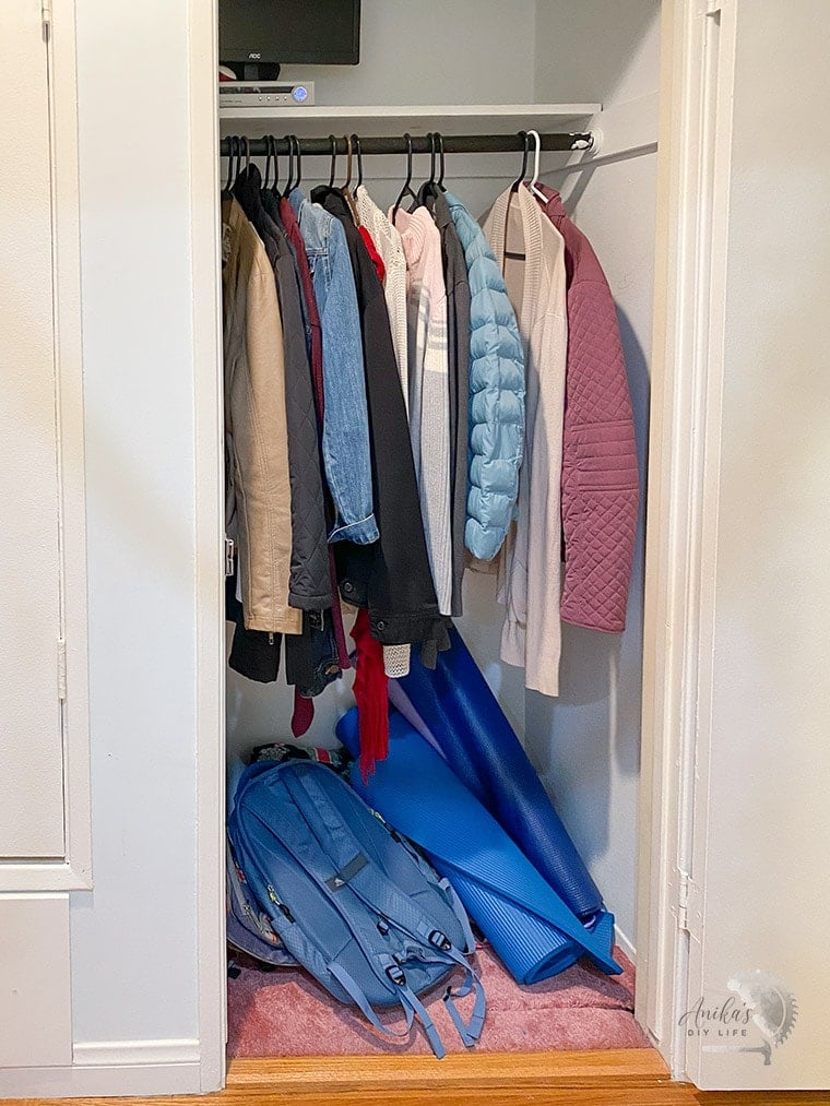 Coat Closet Makeover {That's Easy & Affordable} - Clipper City House