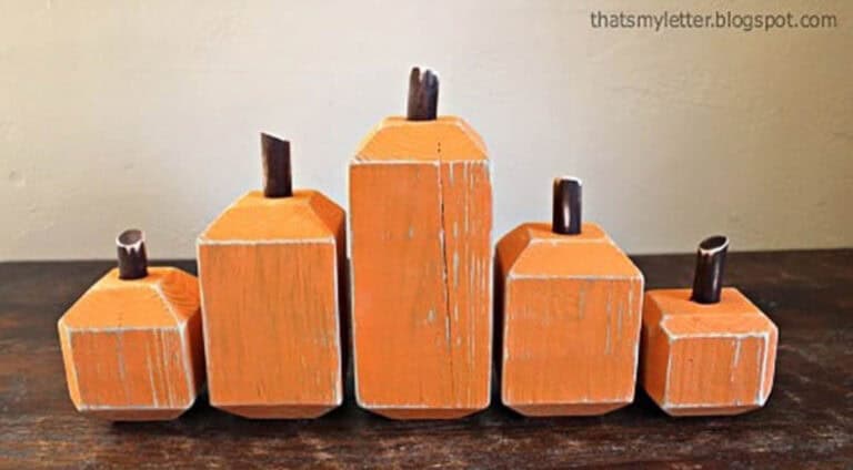 25 Inspiring DIY Wooden Pumpkin Ideas You Can Make For Fall - Anika's ...