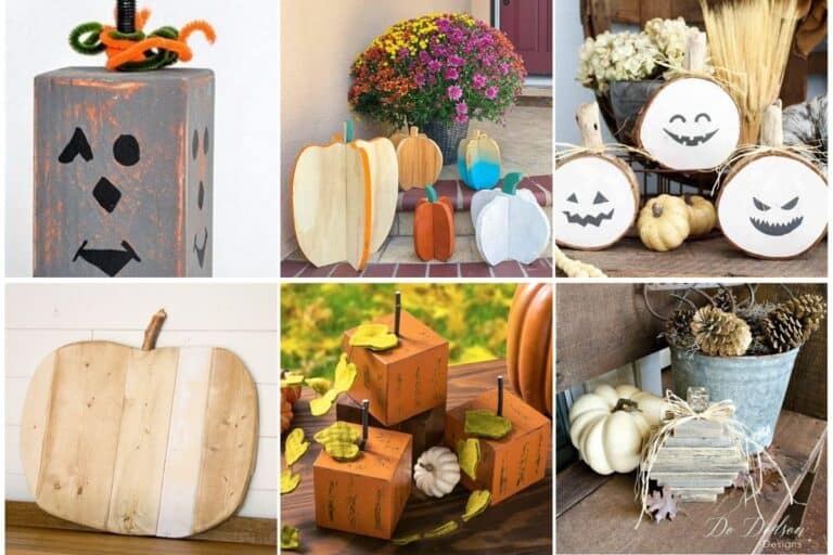 25 Inspiring DIY Wooden Pumpkin Ideas You Can Make For Fall - Anika's ...