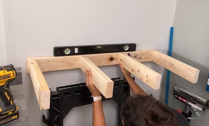 How To Make Heavy Duty Floating Shelves For Beginners Anika s DIY Life