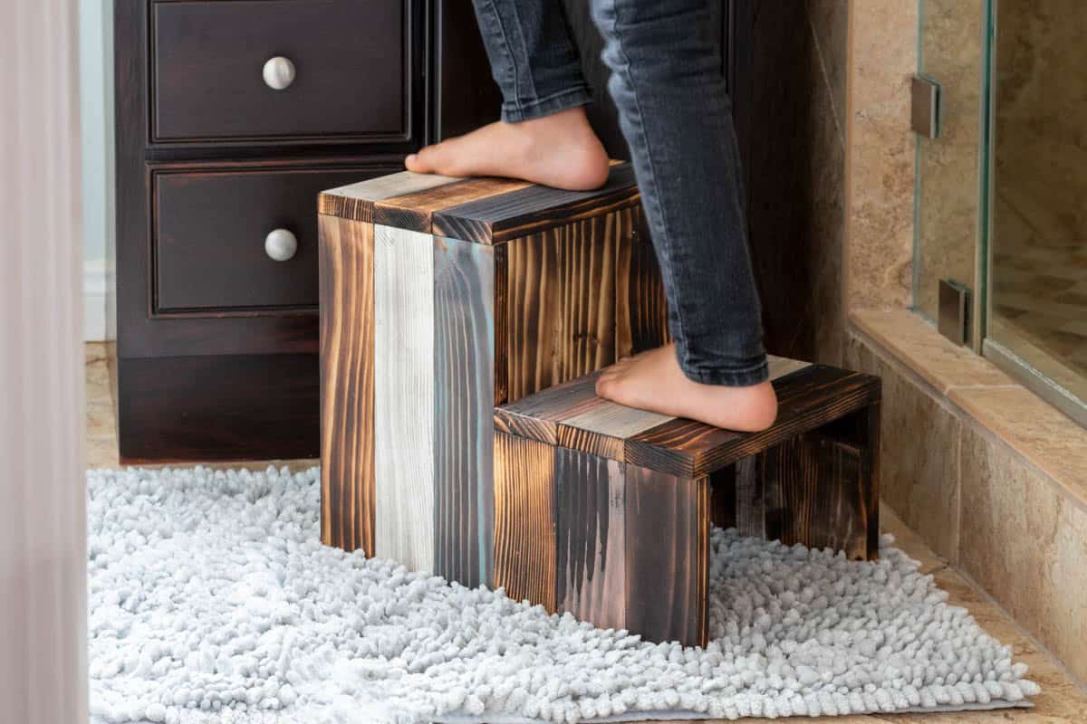 DIY step stool for kids