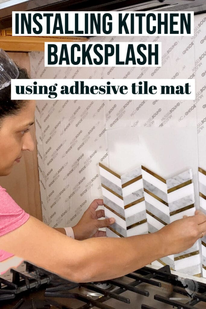kitchen backsplash tile adhesive