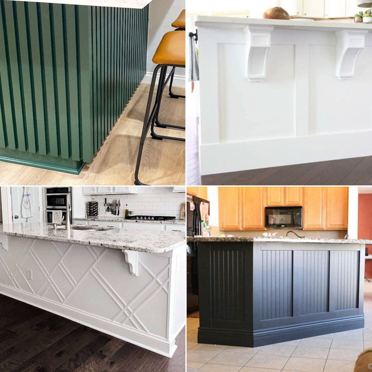 12 Creative Trim Ideas To Take Your Kitchen Island To The Next Level!