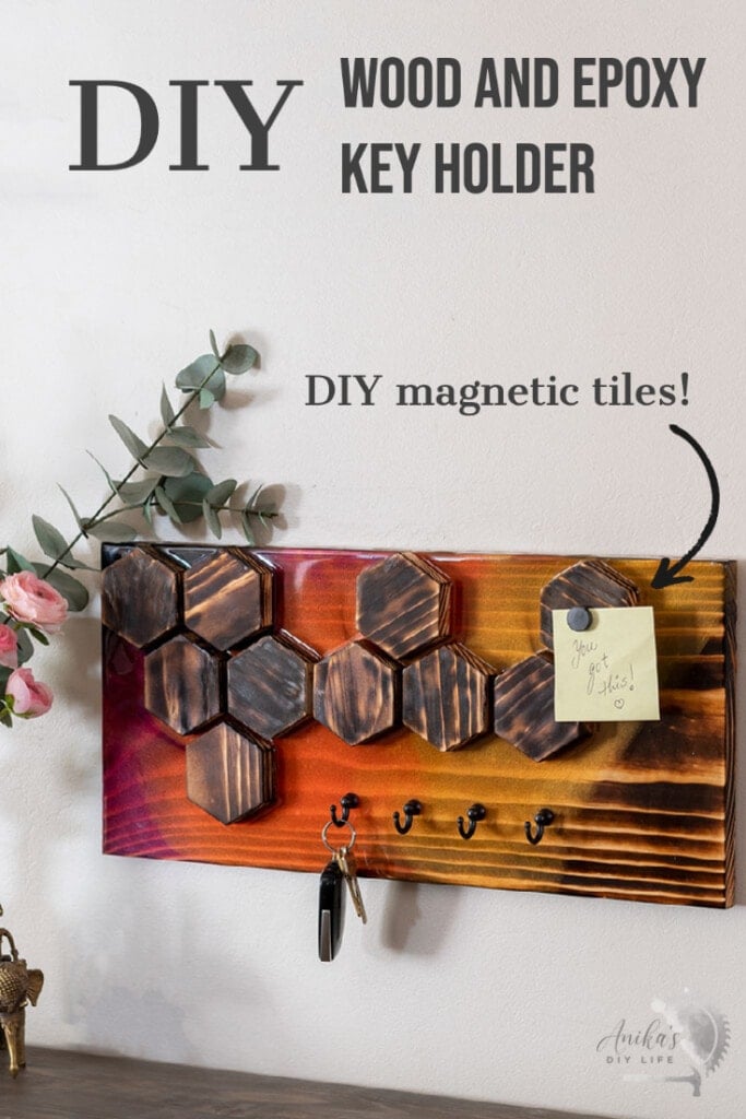 DIY Wall Key Holder With Magnetic Tiles Anika s DIY Life