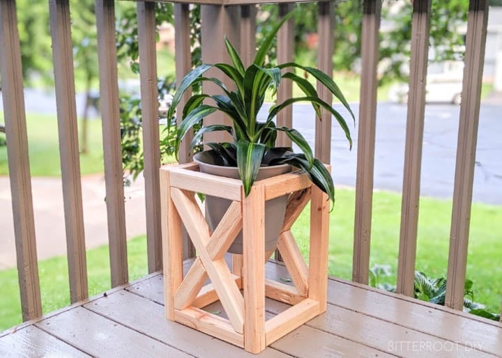 Wooden Plant Stand For Living Room