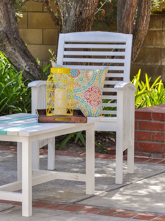 Painting Outdoor Wood Furniture Anika's DIY Life