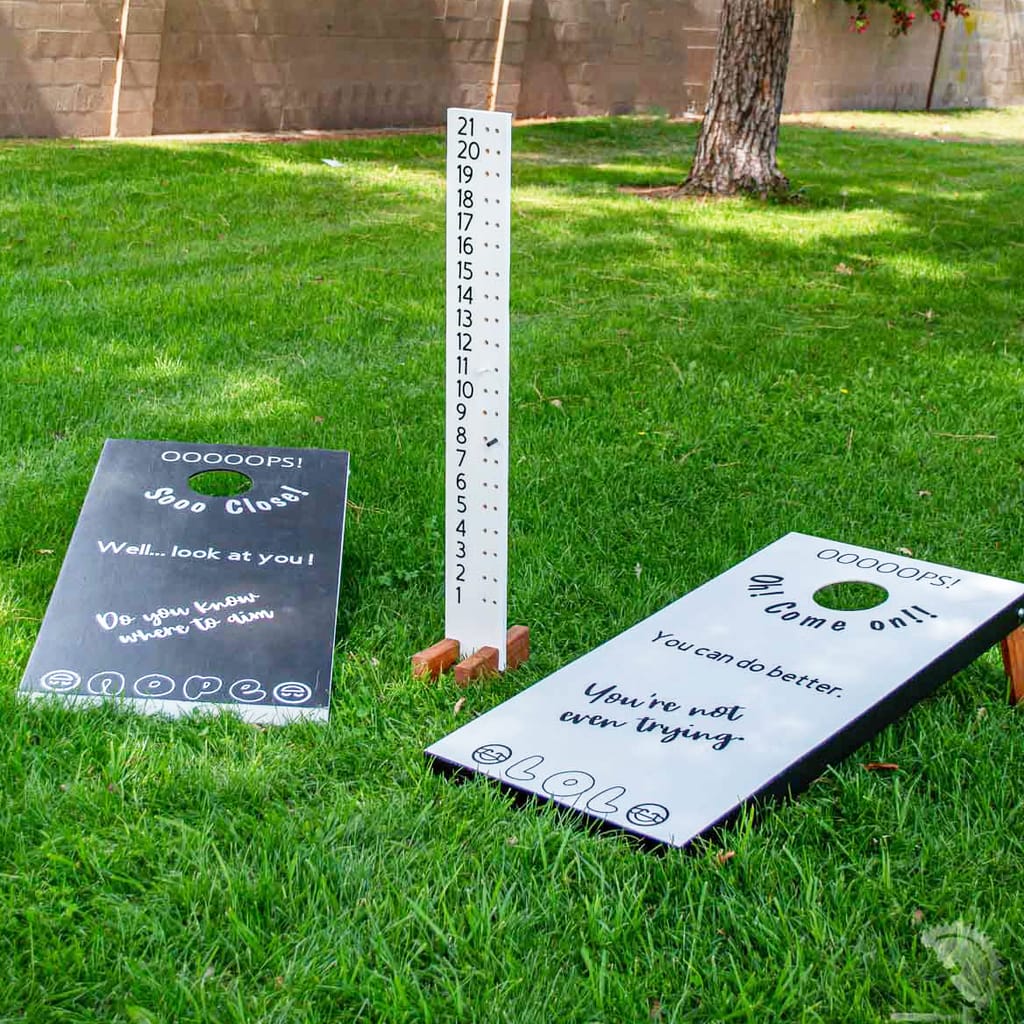 Easy Lightweight DIY Cornhole Boards - How to Make - Anika's DIY Life