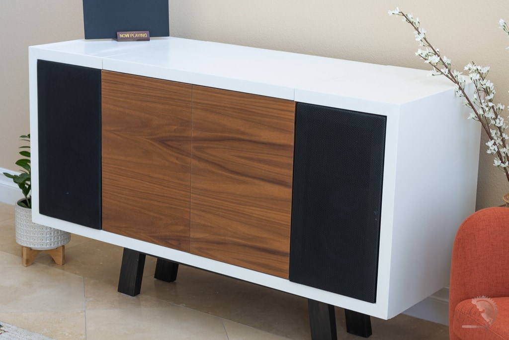 DIY Record Player Stand With Storage [PLANS] Anika's DIY Life