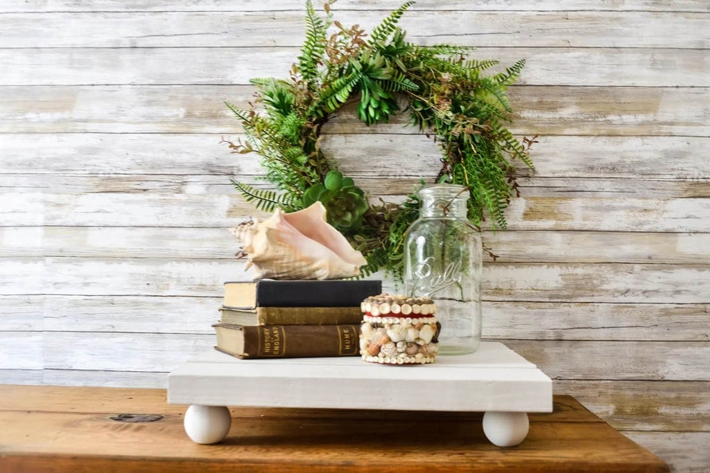 Bajot table as a centerpiece made from 2x4s