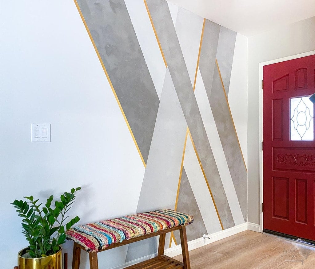 How to Make the Coolest DIY Cement Feature Wall - Anika's DIY Life