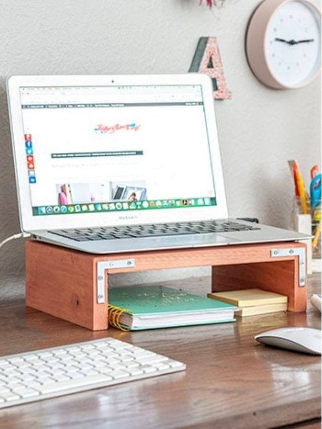 DIY LAPTOP STAND FOR DESK USING SCRAP WOOD Anika's DIY Life
