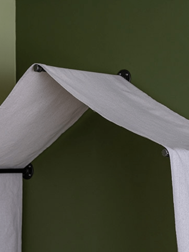 DIY CANOPY TENT USING DROP CLOTH Anika's DIY Life