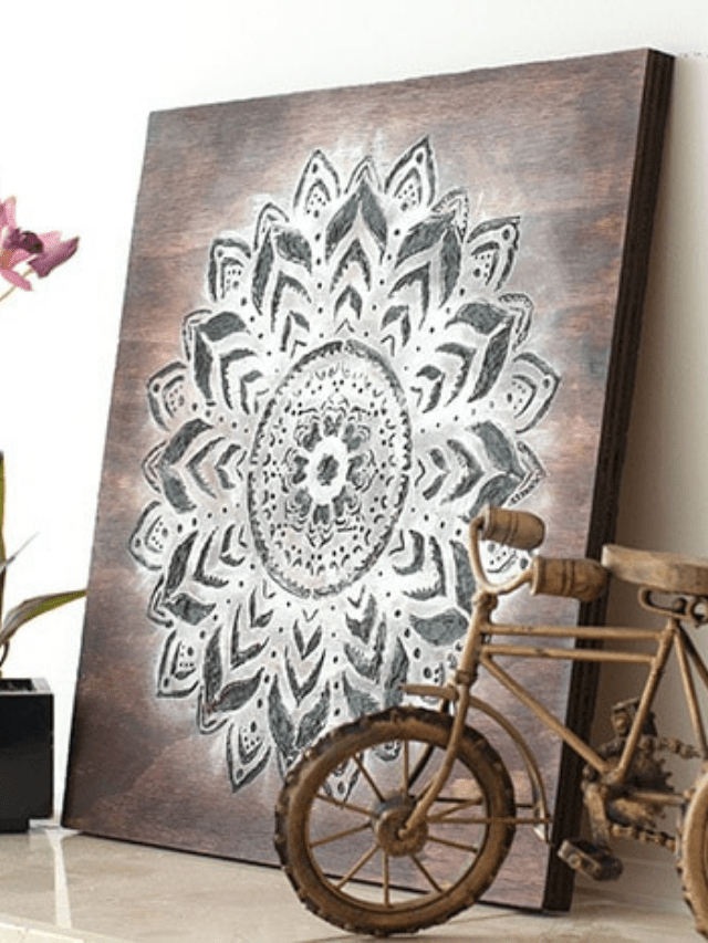 Dremel Wood Carving DIY Mandala Wall Art Anika's DIY Life