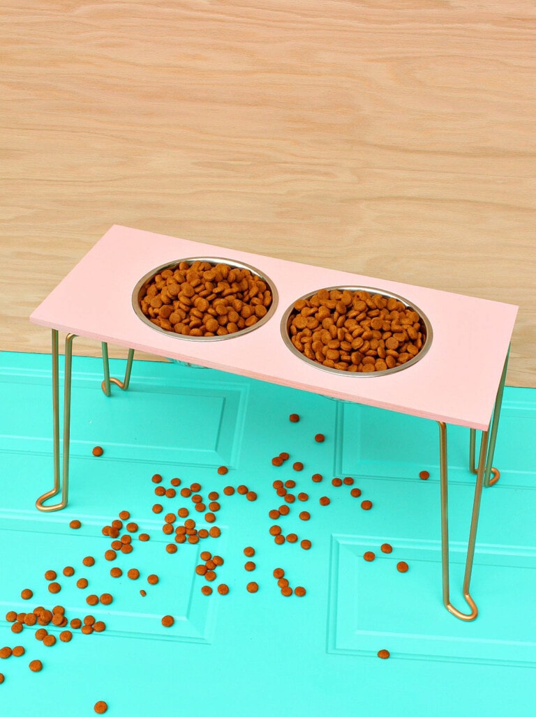 21 Easy DIY Dog Bowl Stand Ideas You Can Build Today! Anika's DIY Life