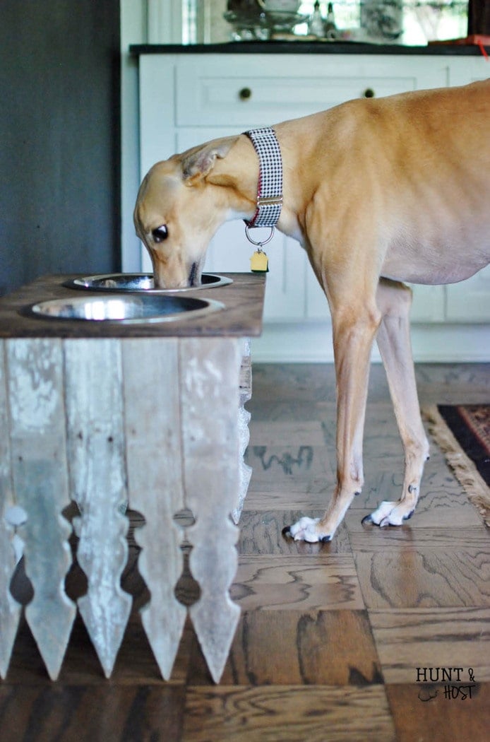 Dog Bowl Stand or Bench DIY plans » Famous Artisan