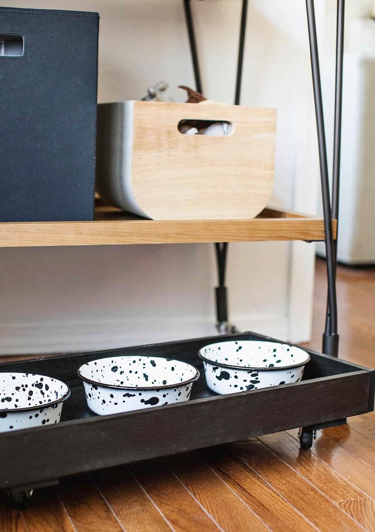 Dog Bowl Stand or Bench DIY plans » Famous Artisan