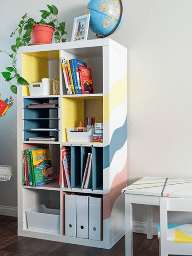 Easy IKEA Kallax Shelf Hack DIY Organizer Anika's DIY Life