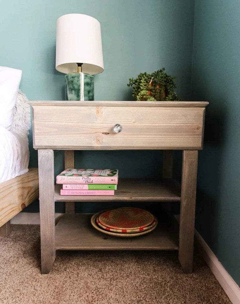 37 Easy And Chic DIY Nightstand Ideas You Can Build- Anika's DIY Life