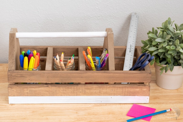 Easy Easy DIY Tool Box Organizer Using Wood With PLANS Anika's DIY Life