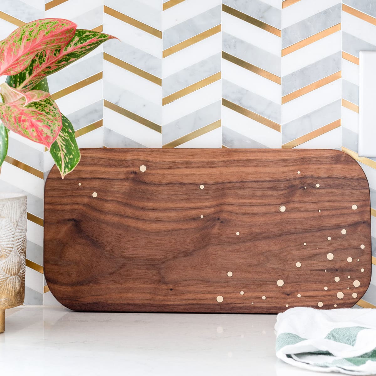 How To Make A Cutting Board With Mixed Wood - Anika's DIY Life