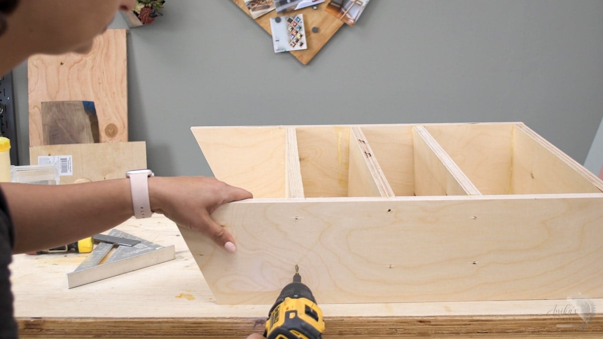 How To Build A Sandpaper Organizer With Sander Storage - Anika's