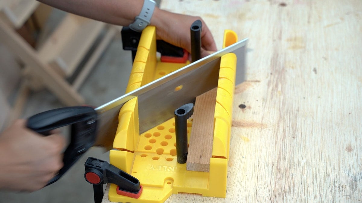 How To Use A Miter Box (Cut Wood Without Power Saws) Anika's DIY Life