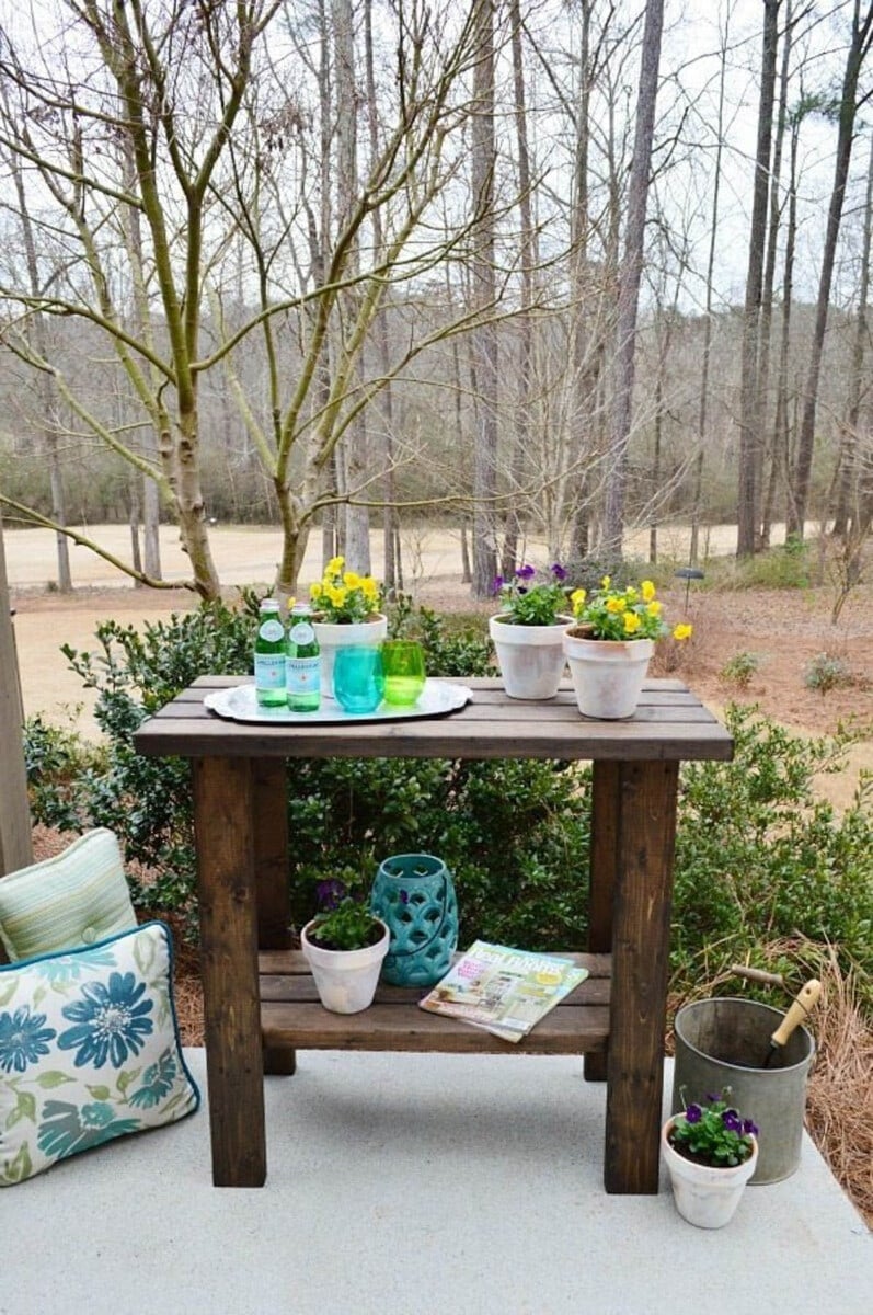 DIY-Concrete-Coffee-Table-Drink-Cooler-Fire-Pit-18 - DIY Huntress