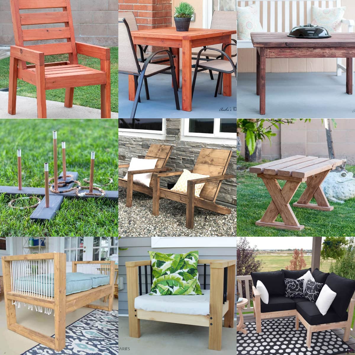 25 Easy DIY 2x4 Outdoor Furniture Plans For Your Summer Anika's DIY Life