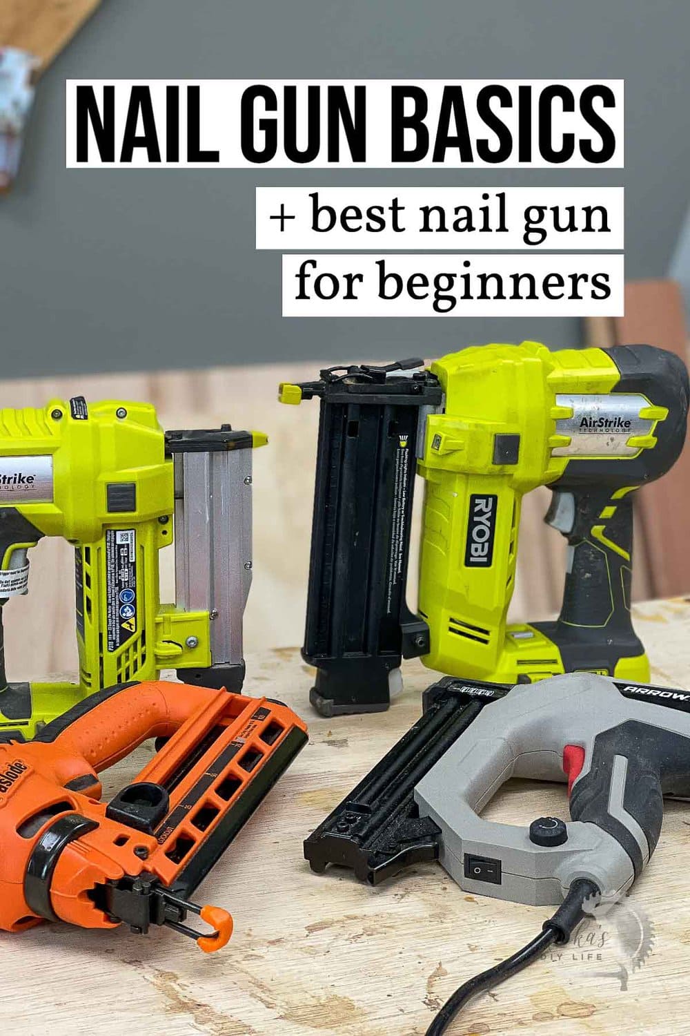 How To Use A Nail Gun For Beginners Anika's DIY Life