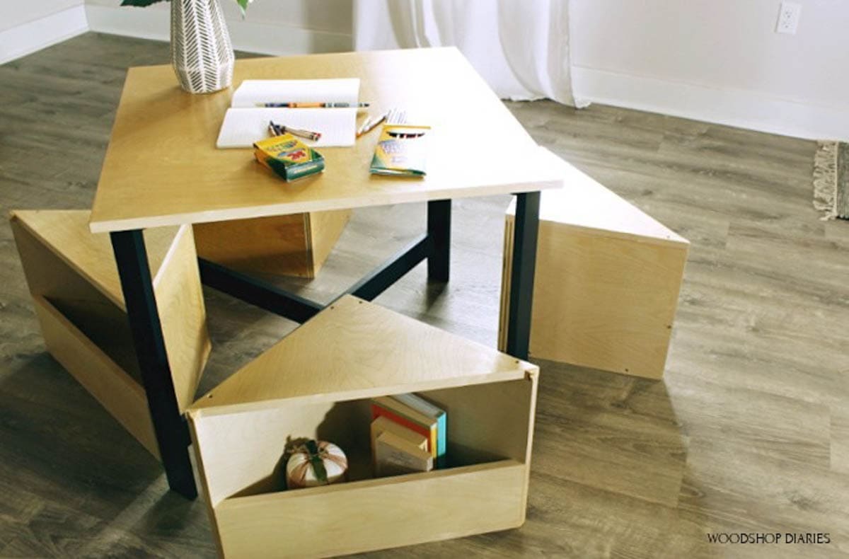 39 Easy DIY Kids Table And Chair Ideas You Can Build!