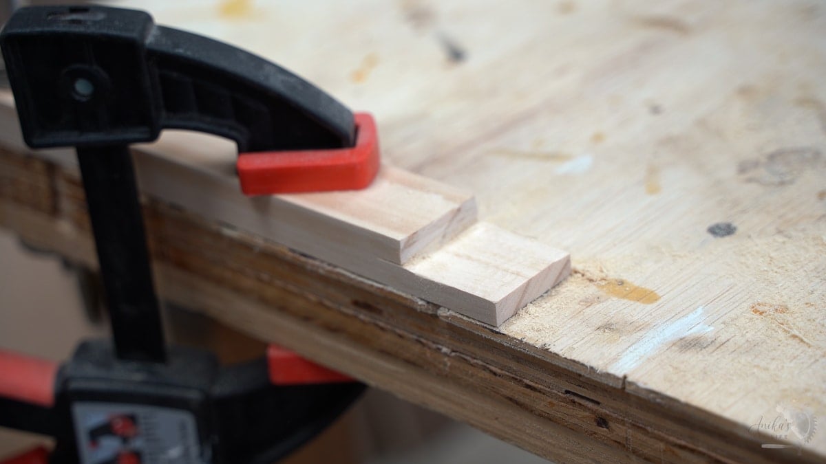 Half Lap cut completed with an oscillating tool