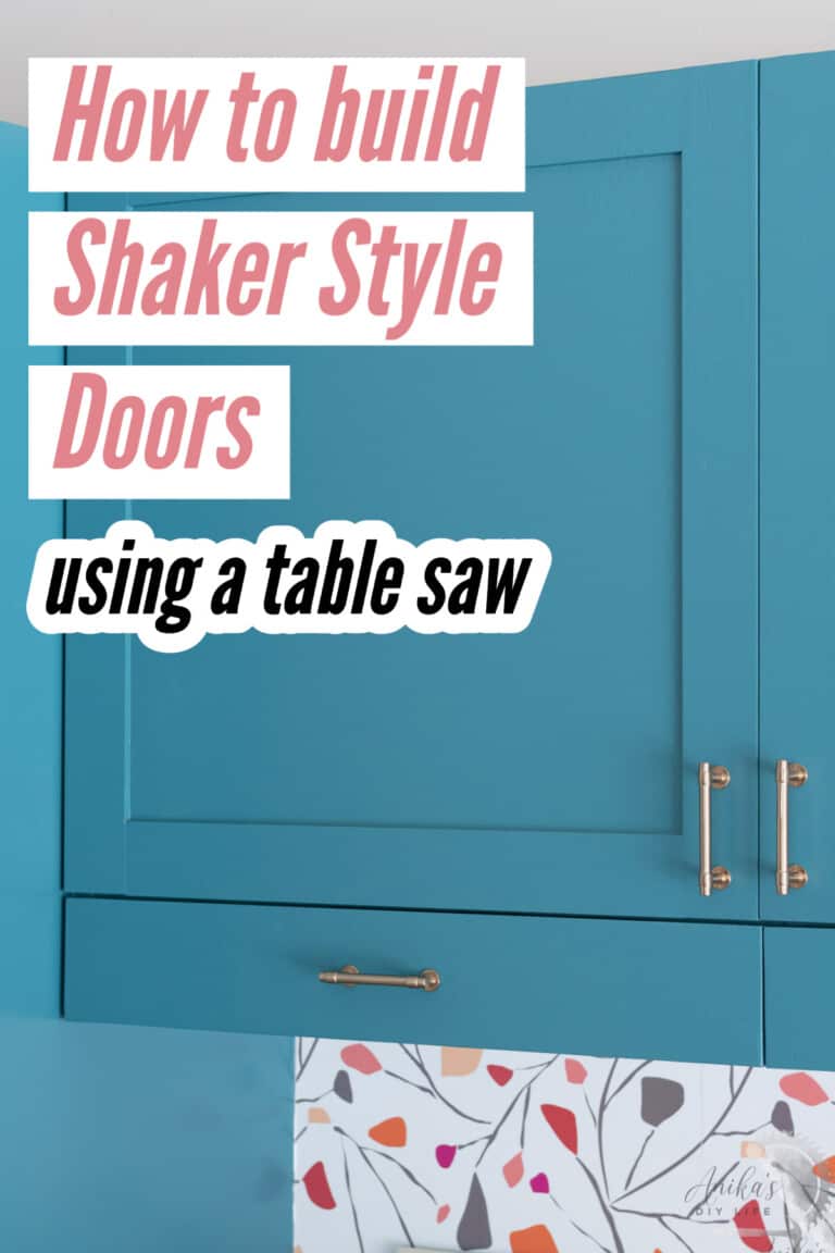 How To Make Shaker Doors A Simple Tutorial Anika's DIY Life