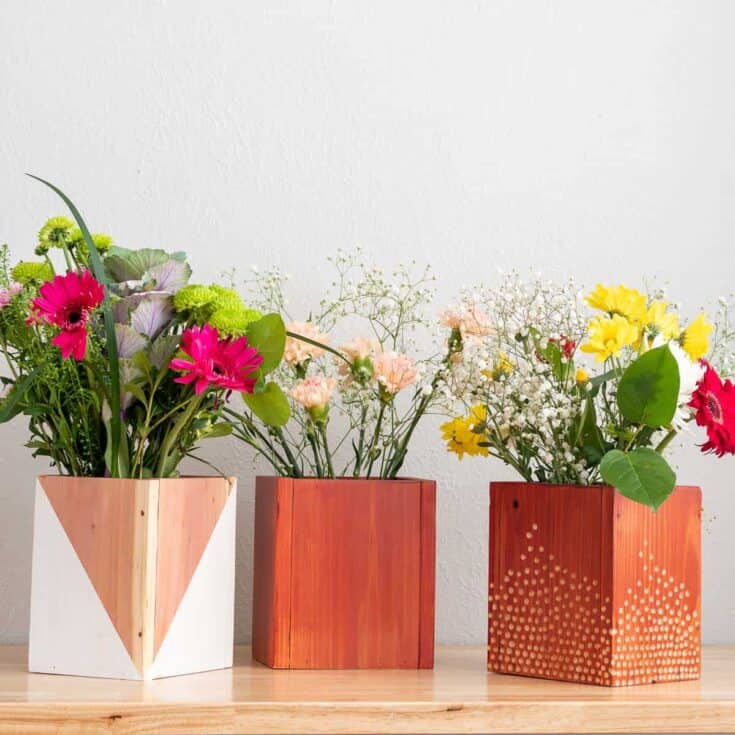 How To Make The Easiest DIY Wood Vase Anika's DIY Life