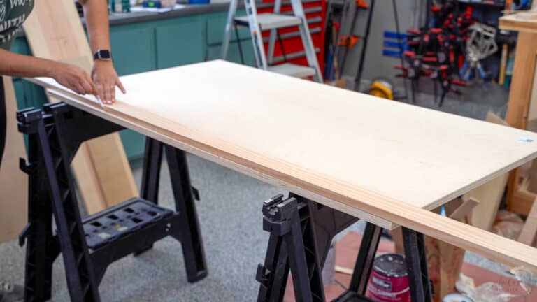 How To Make An Easy DIY Countertop For Laundry Room