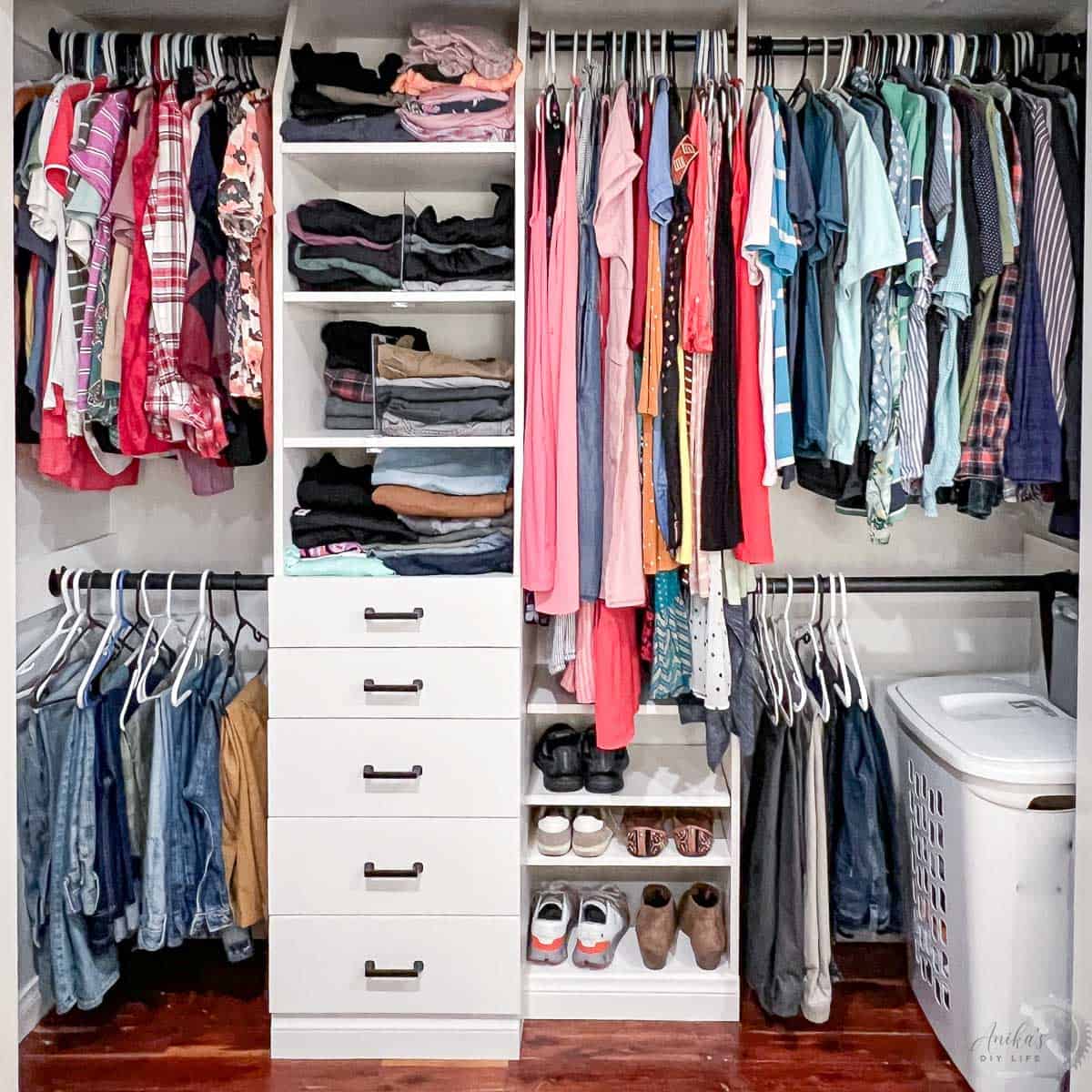 DIY Custom Closet Shelving Tutorial