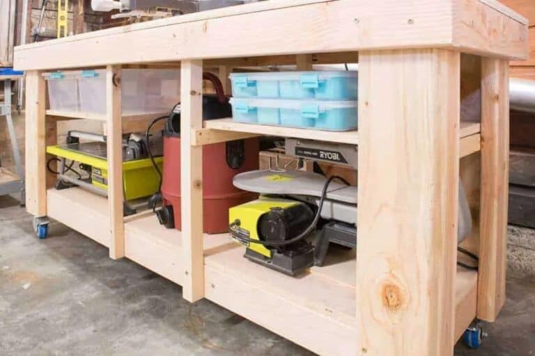 21 Best DIY Workbenches With Step-By-Step Plans