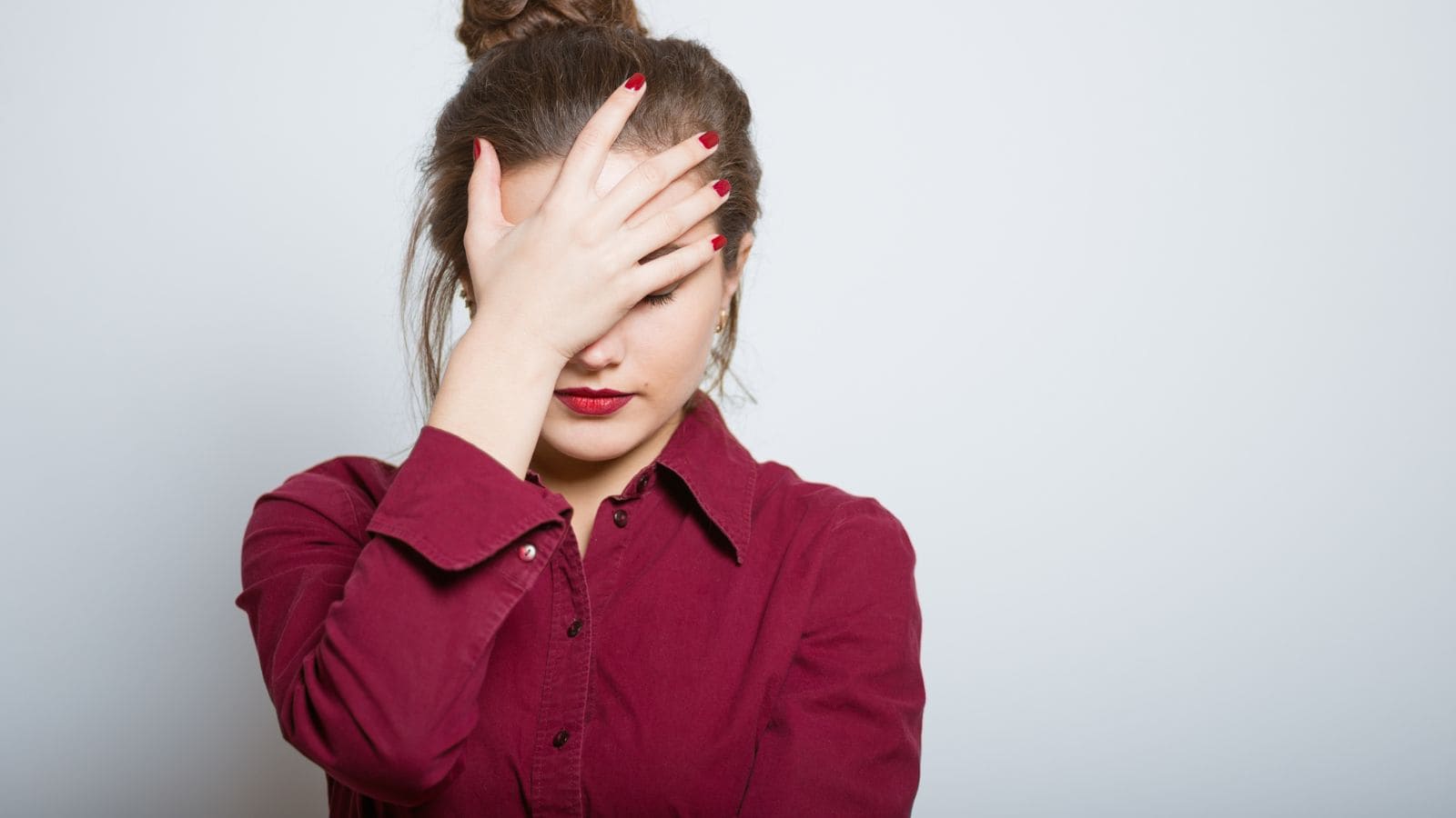 woman upset about DIY budget