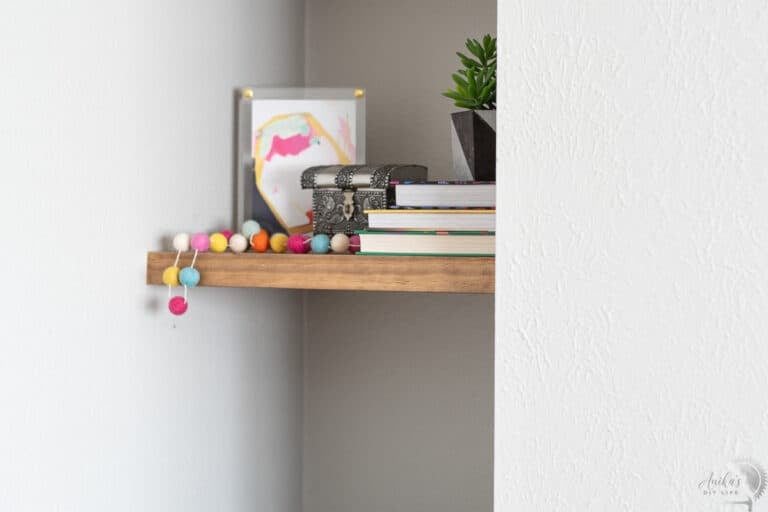 How To Build Thin Floating Shelves For A Nook
