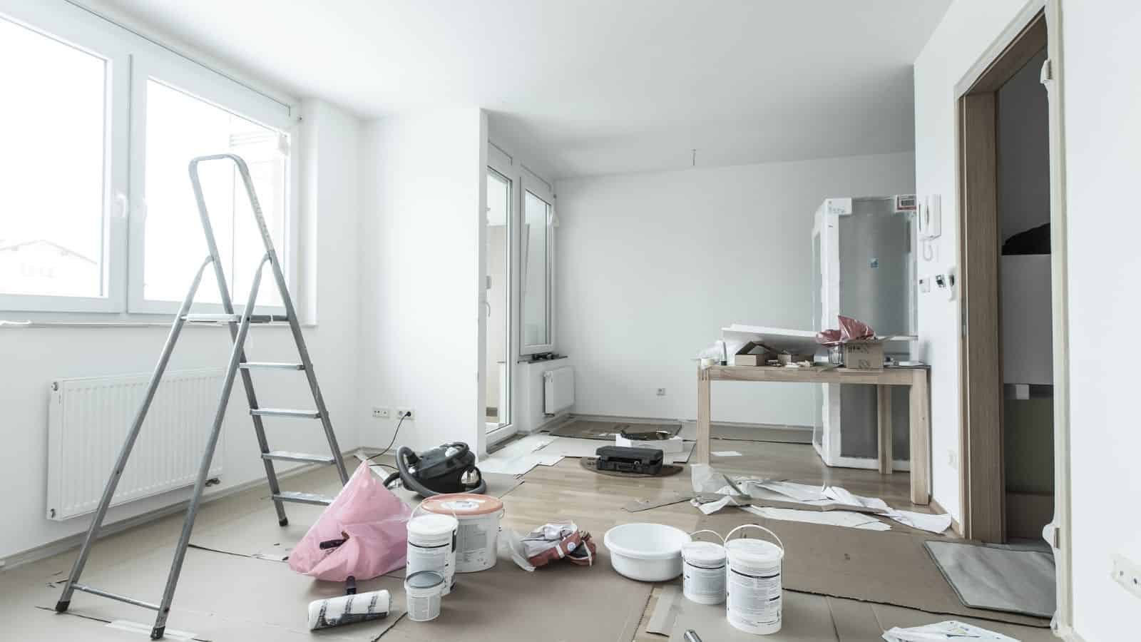 Messy room renovation